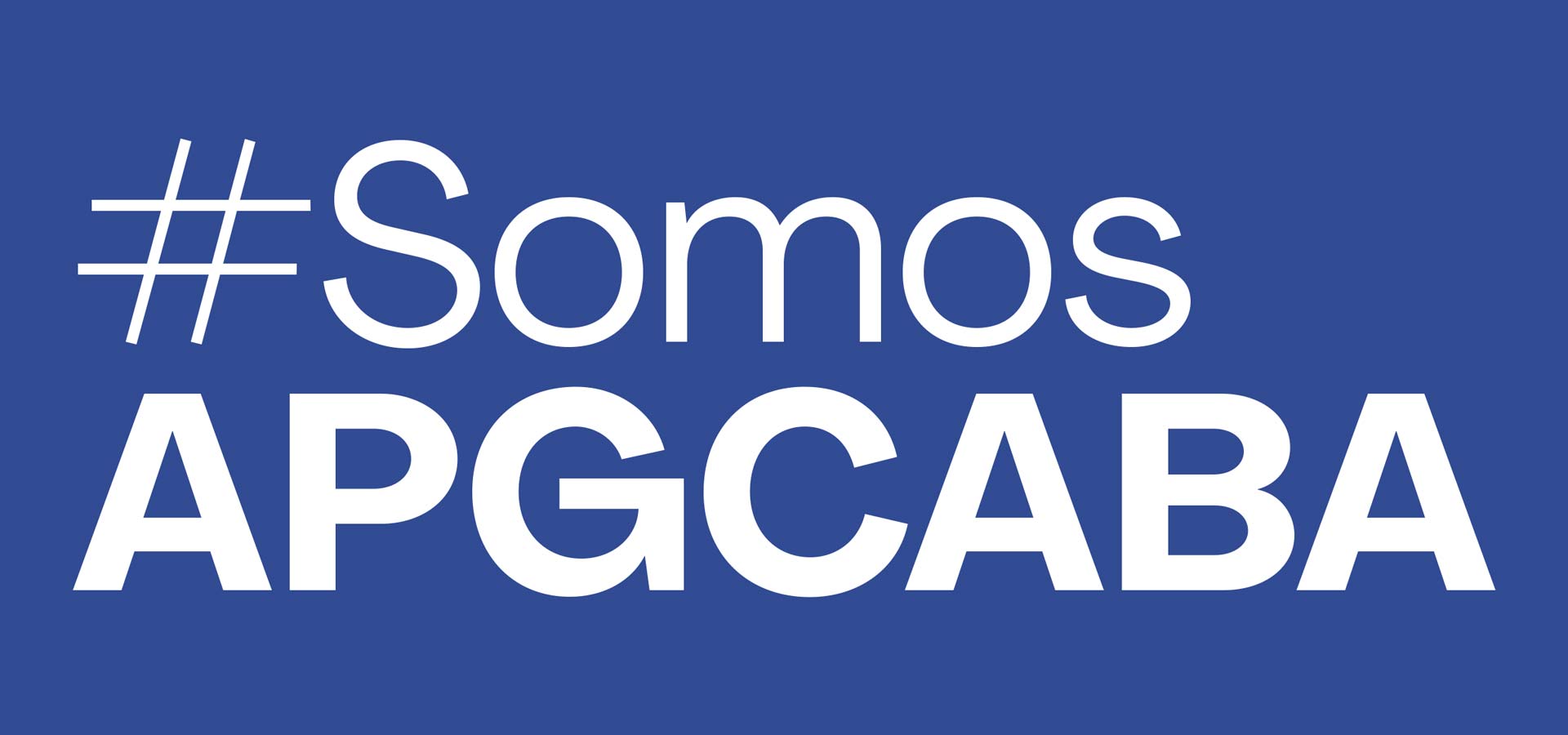 Logo #Somos APGCABA